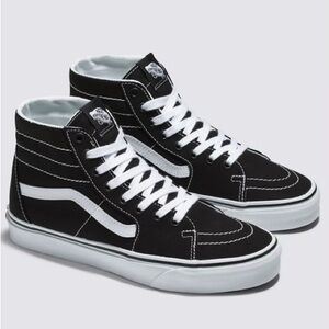 Sk8-Hi black/black/white vans